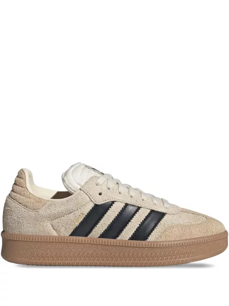 Sneakerși Adidas Samba din piele roșu