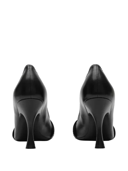 Pantofi cu toc Burberry din piele negru