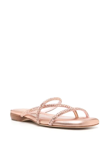 Papuci Ash de cristal roz