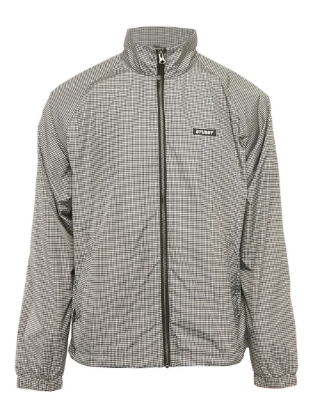 Яке Stüssy с пепитена шарка черно