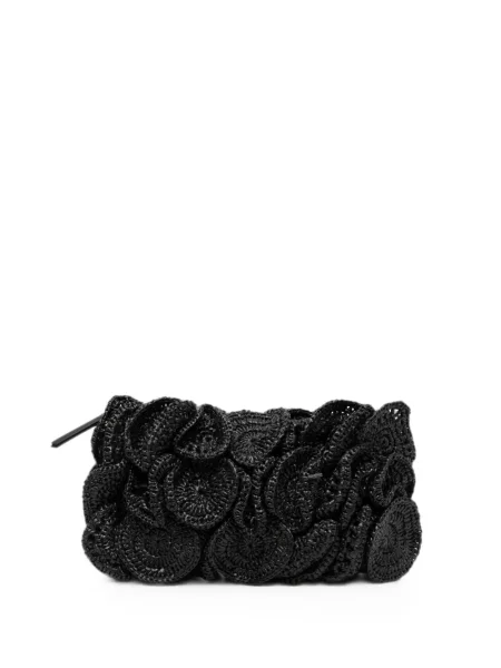 Geantă plic Farm Rio cu model floral negru