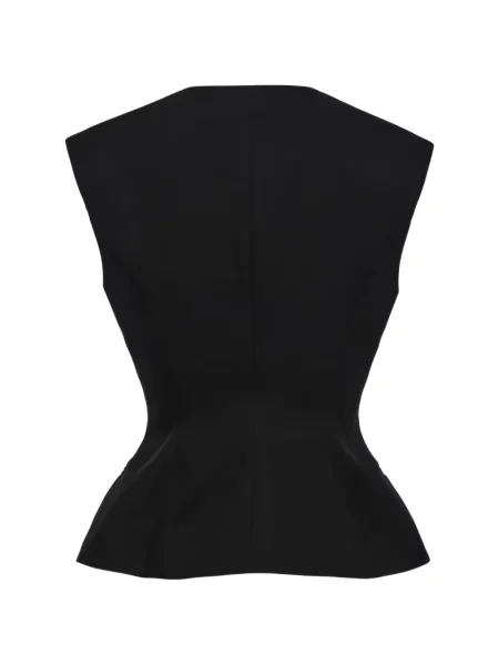 Vestă Magda Butrym fără mâneci negru