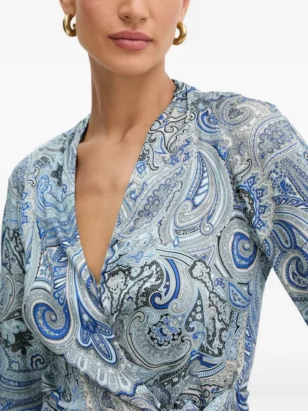 Bluză Marciano cu model paisley albastru