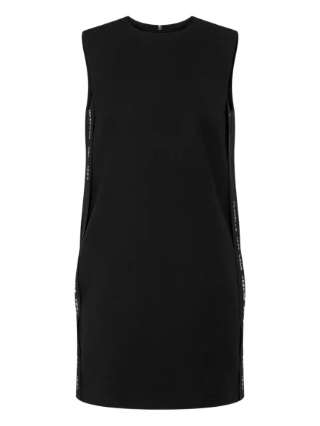 Rochie mini Moschino fără mâneci de costum negru