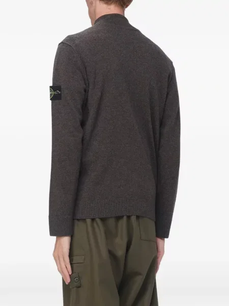 Cardigan Stone Island cu strasuri maro
