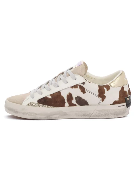 Crime London DISTRESSED sneakers dámske biela