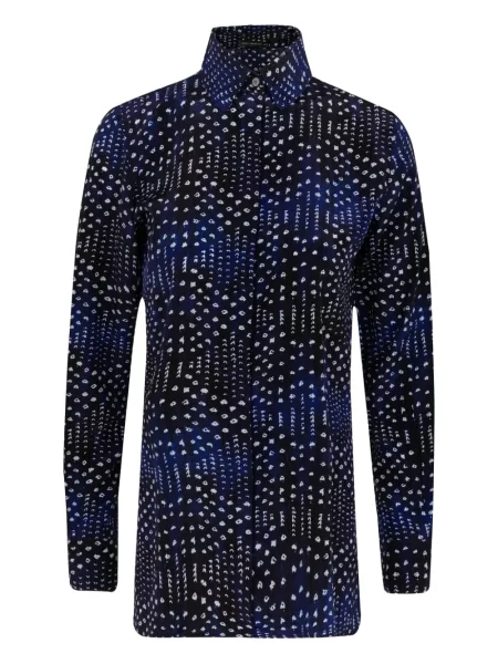 Jedwabna koszula Lenny Niemeyer niebieska