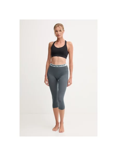 Legginsy Dynafit wełniane szare