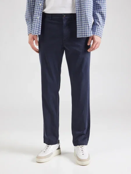 BOSS Pantaloni eleganți închis albastru