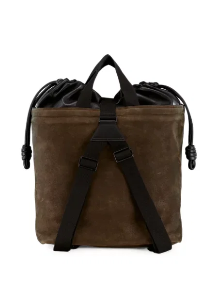 Rucsac Loewe din piele cu cordon maro