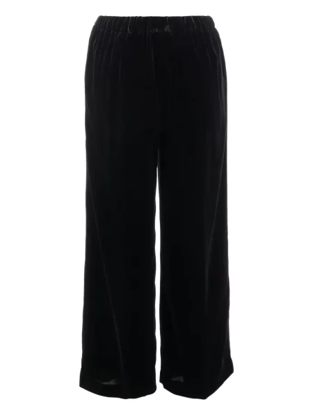 Pantaloni Aspesi din velur alergare negru