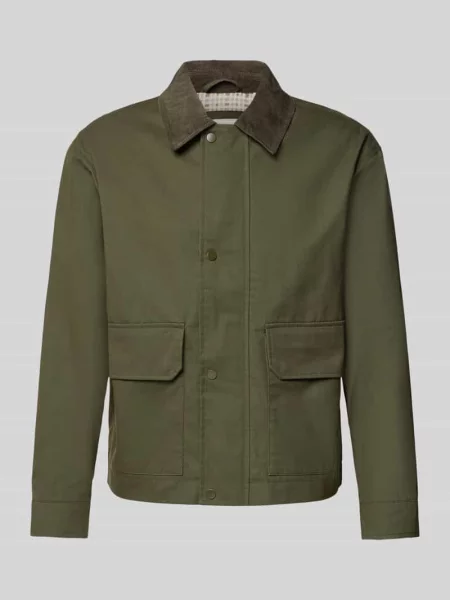 Kurtka koszulowa Jack & Jones Premium z naszywanymi kieszeniami
