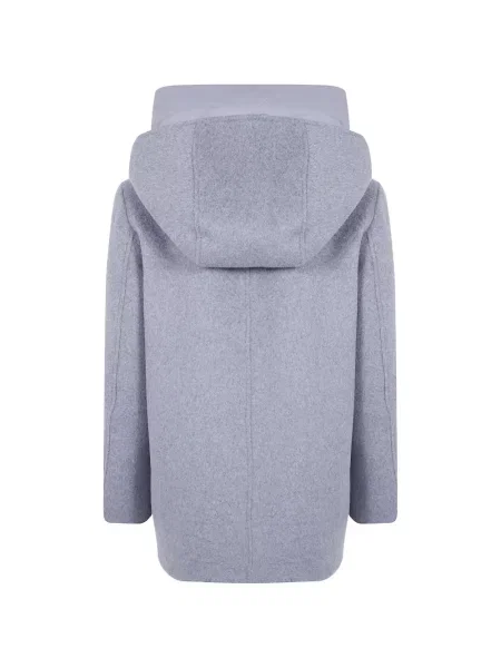 Palton Seventy cu glugă gri