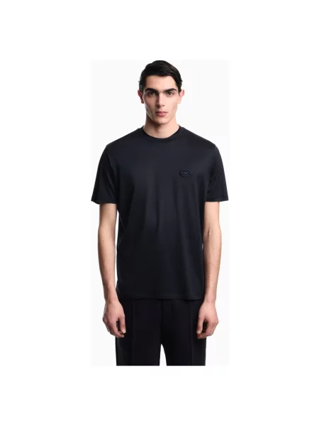 Koszulka Emporio Armani niebieska