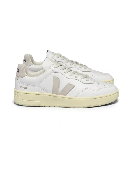 Sneakersy Veja skórzane białe