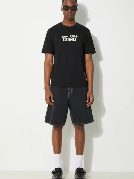 Короткие джинсовые шорты Carhartt Wip черные