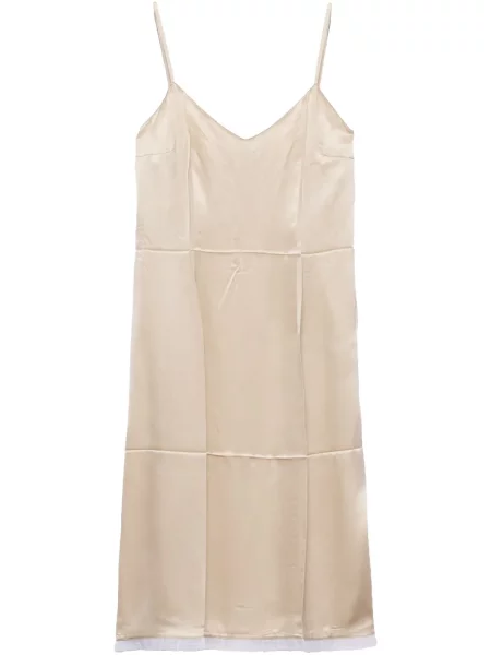 Rochie midi Prada din satin până la genunchi de costum