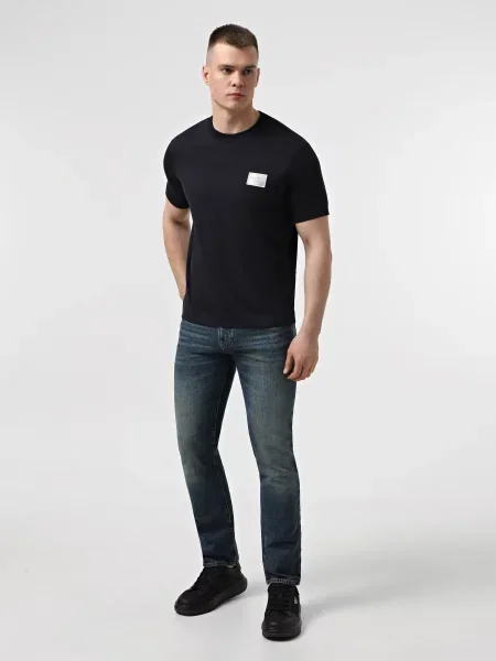Завужені джинси Emporio Armani синій