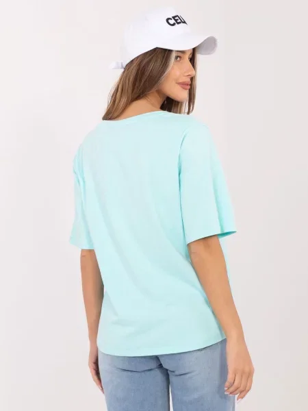 Tricou supradimensionat Rue Paris albastru