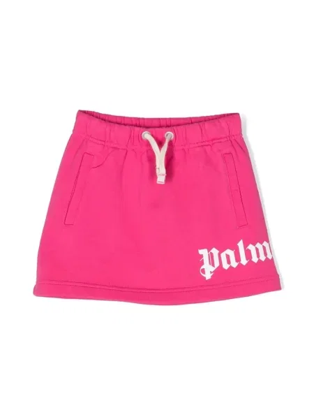 Spódnica dziecięca Palm Angels różowa