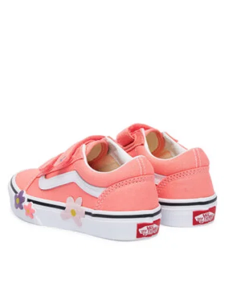 Tenisice Vans Old Skool V Flower ružičasta