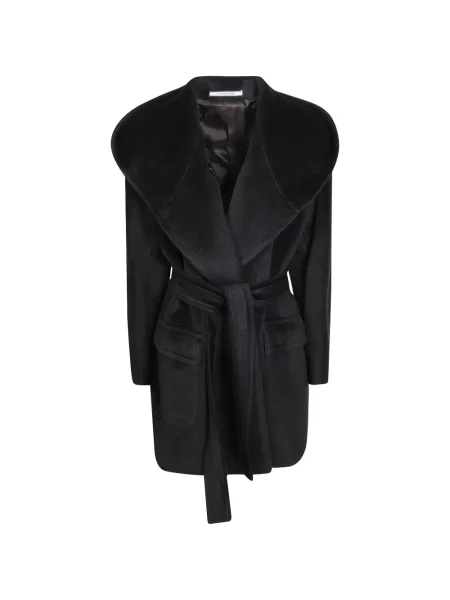 Opasan kaput Tagliatore s kapuljačom crna