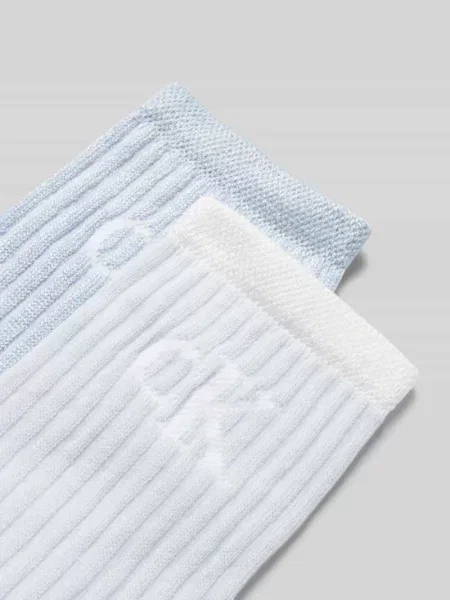 Calvin Klein Jeans Skarpety Kobiety niebieski|biały jednolity białe