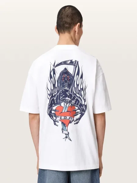 Футболка All Saints Scimitar білий