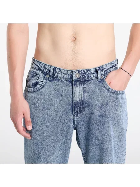 Τζιν Urban Classics Loose Fit Jeans Blue μπλε