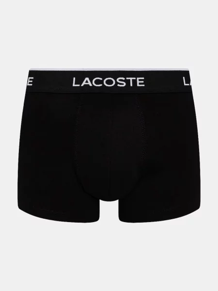Lacoste testhezálló boxeralsó férfi elasztánnal csomag fekete