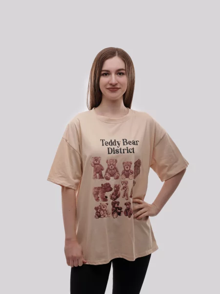 Футболка STREAM віскоза/поліестер бежевий