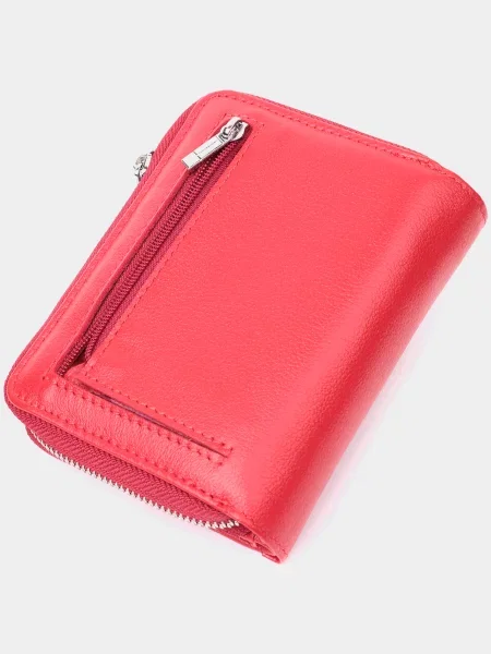 ST Leather Accessories Гаманець Шкіра червоний