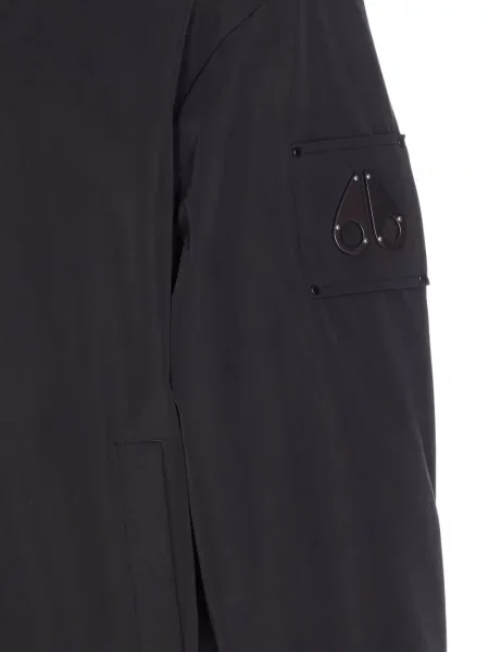 Geacă Moose Knuckles cu glugă negru