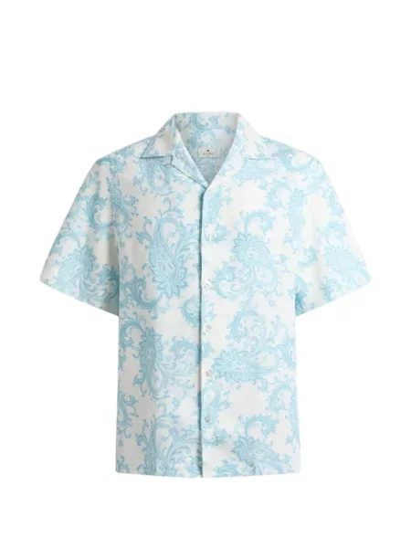 Риза Etro с пейсли десен бяло