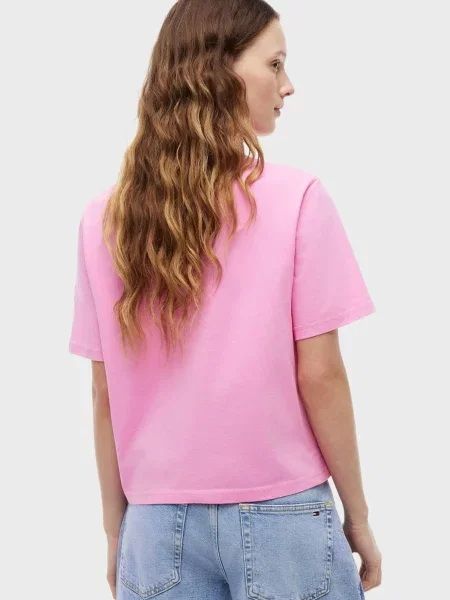 Футболка Tommy Jeans рожева