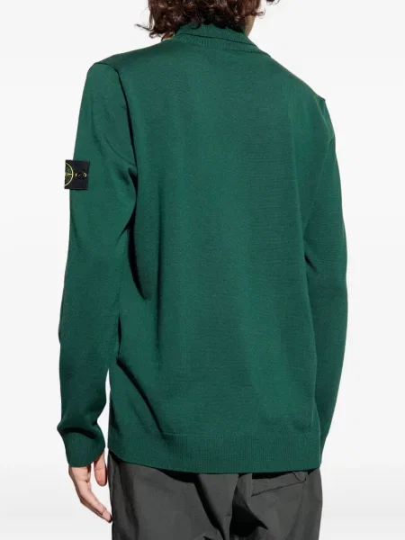 Pulover Stone Island cu strasuri verde