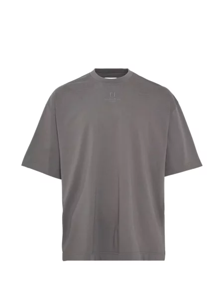 Тениска Wooyoungmi бродирана сиво