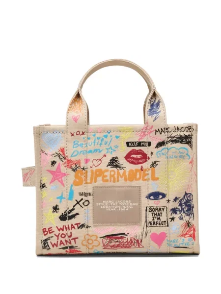 Geantă Marc Jacobs din canvas mini