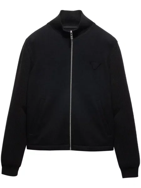 Kardigan Prada wełniany czarny