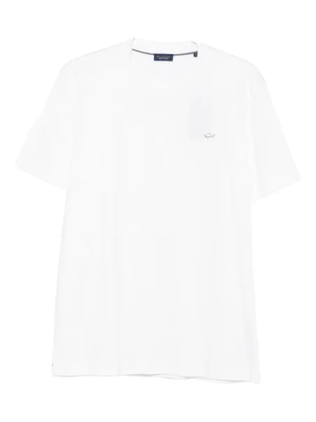 Tricou Paul & Shark cu imagine alb