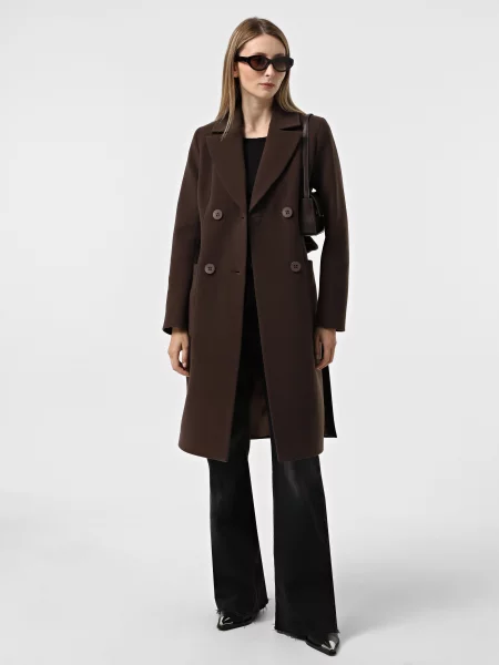 Вовняне Пальто Danna темно-коричневий коричневе