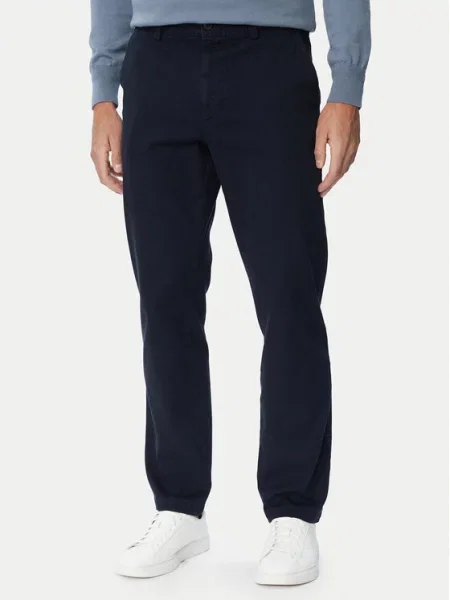 BOSS Chinosy granatowy