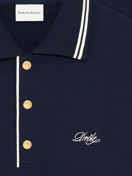 Ριγέ polo Drôle De Monsieur μπλε