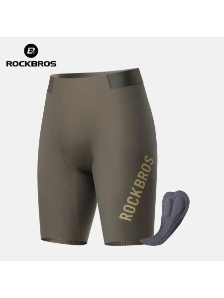 Spodenki rowerowe ROCKBROS brązowe