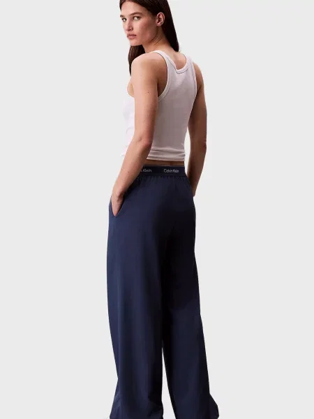 Широкие спортивные штаны Calvin Klein синие