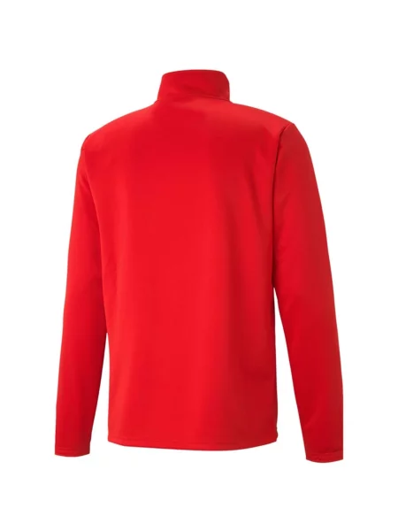 PUMA Sportska sweater majica TeamRise / bijela crvena