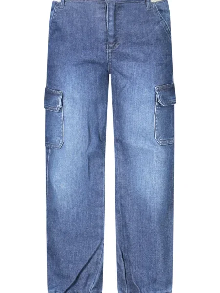 Gyerek nadrág Guess Jeans szürke