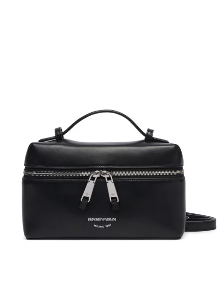 Emporio Armani torebka skórzana czarna