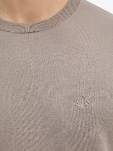 Πλεκτή μπλούζα Armani Exchange με κέντημα