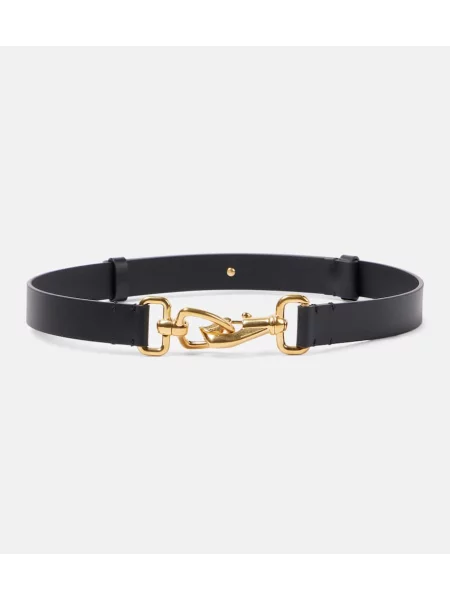 Curea Burberry din piele negru